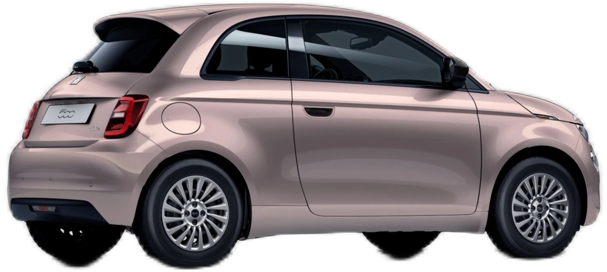 Fiat 500e — rear